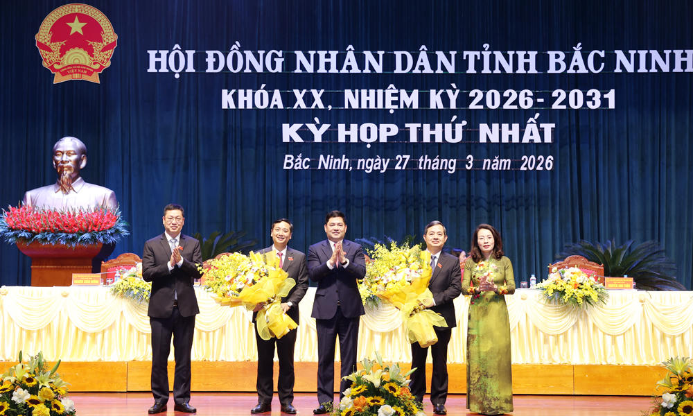 Kiện toàn các chức danh chủ chốt tại kỳ họp thứ Nhất HĐND tỉnh Bắc Ninh khóa XX
