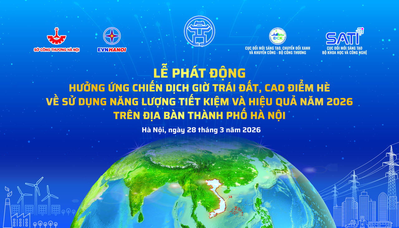 Ngày mai, Hà Nội phát động sử dụng năng lượng tiết kiệm và hiệu quả cao điểm hè 2026