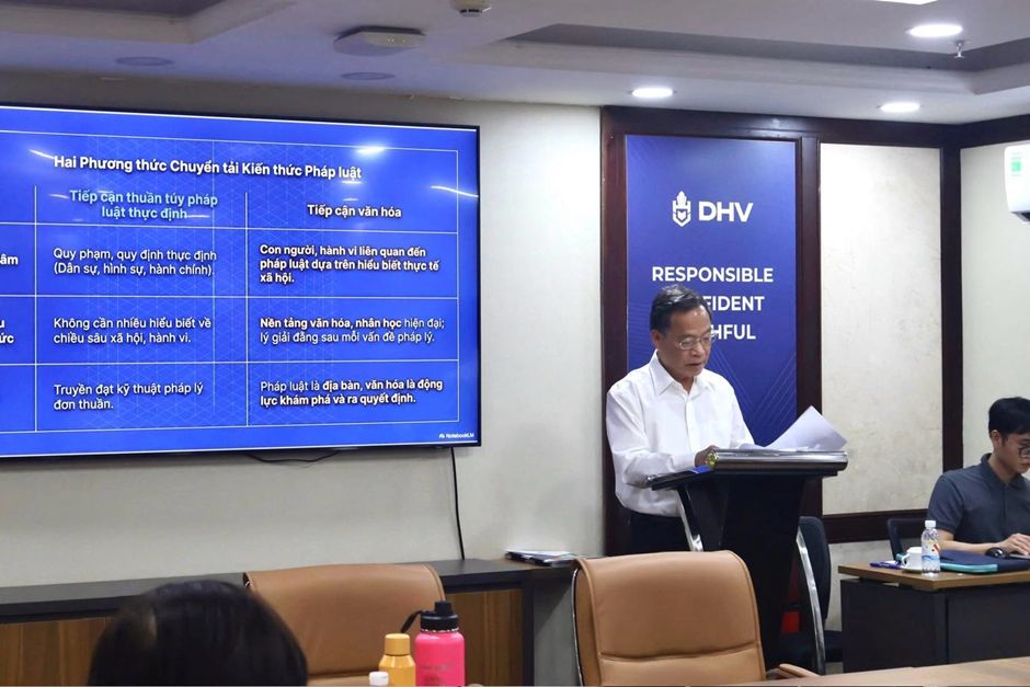 Trường ĐH Hùng Vương TP.HCM định hướng đào tạo Luật gắn với văn hóa, thể thao, du lịch trong kỷ nguyên số