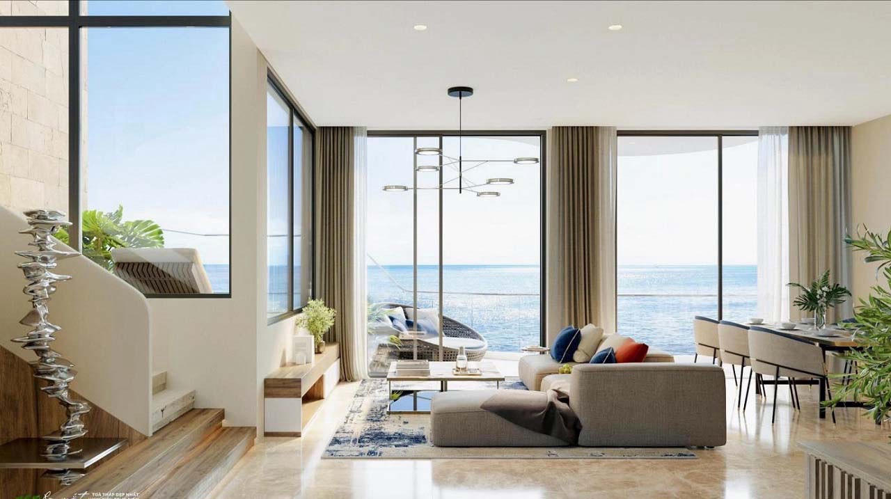 Các căn condotel tại Maia Resort Hồ Tràm có tầm view hướng biển rộng mở (Ảnh: Maia Resort Hồ Tràm).