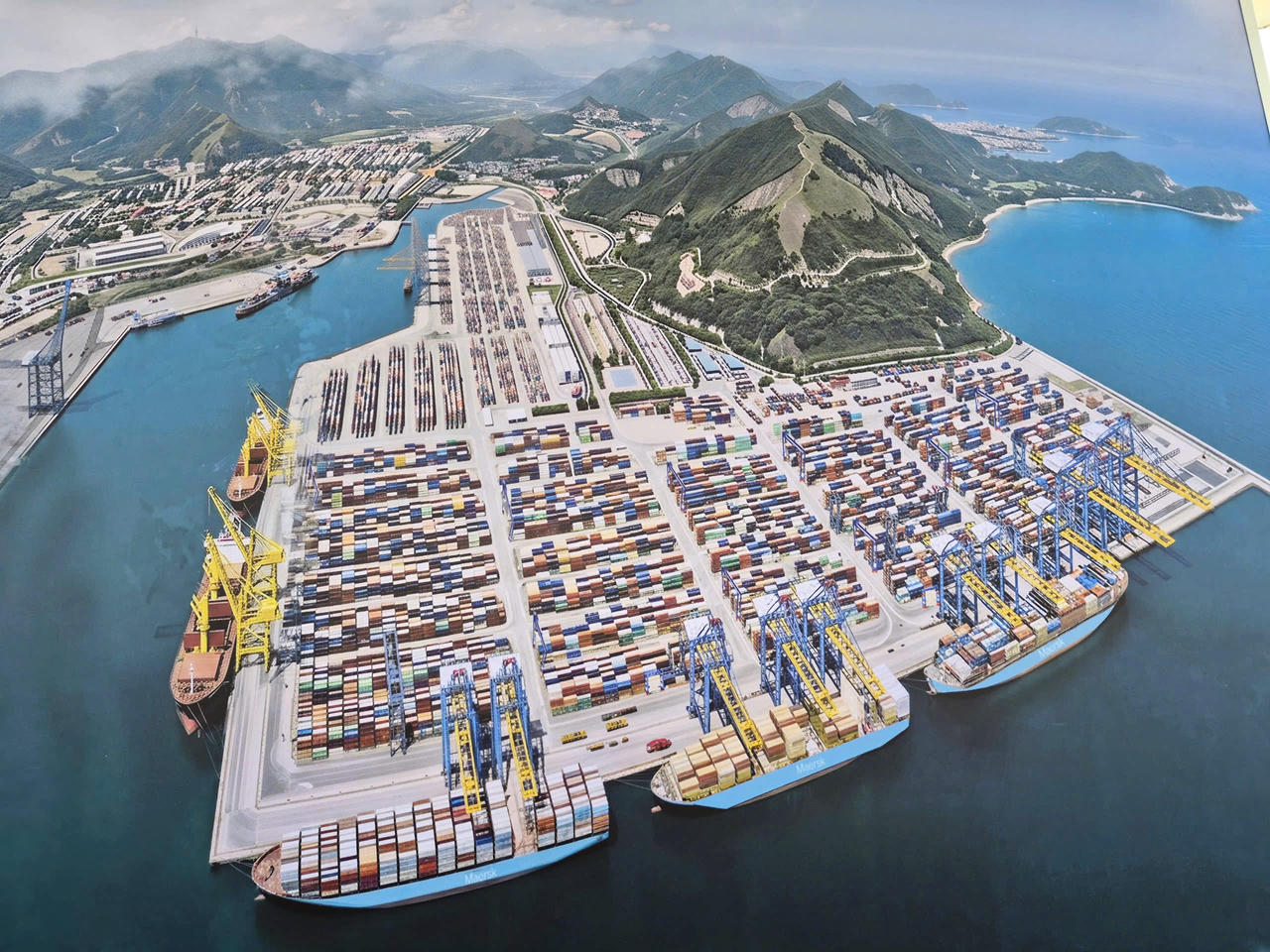 Phối cảnh tổng thể dự án bến cảng container Liên Chiểu.