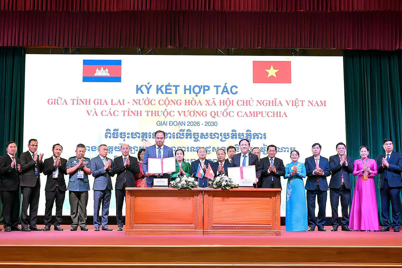 Gia Lai tích cực vun đắp mối quan hệ hữu nghị cùng 3 tỉnh Đông Bắc Campuchia