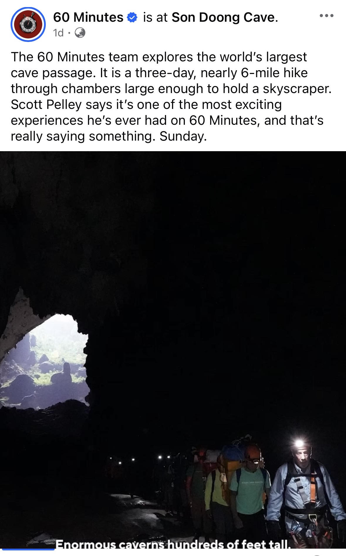 Sơn Đoòng lên sóng “60 Minutes”: Cơ hội vàng đưa kỳ quan Việt Nam ra thế giới