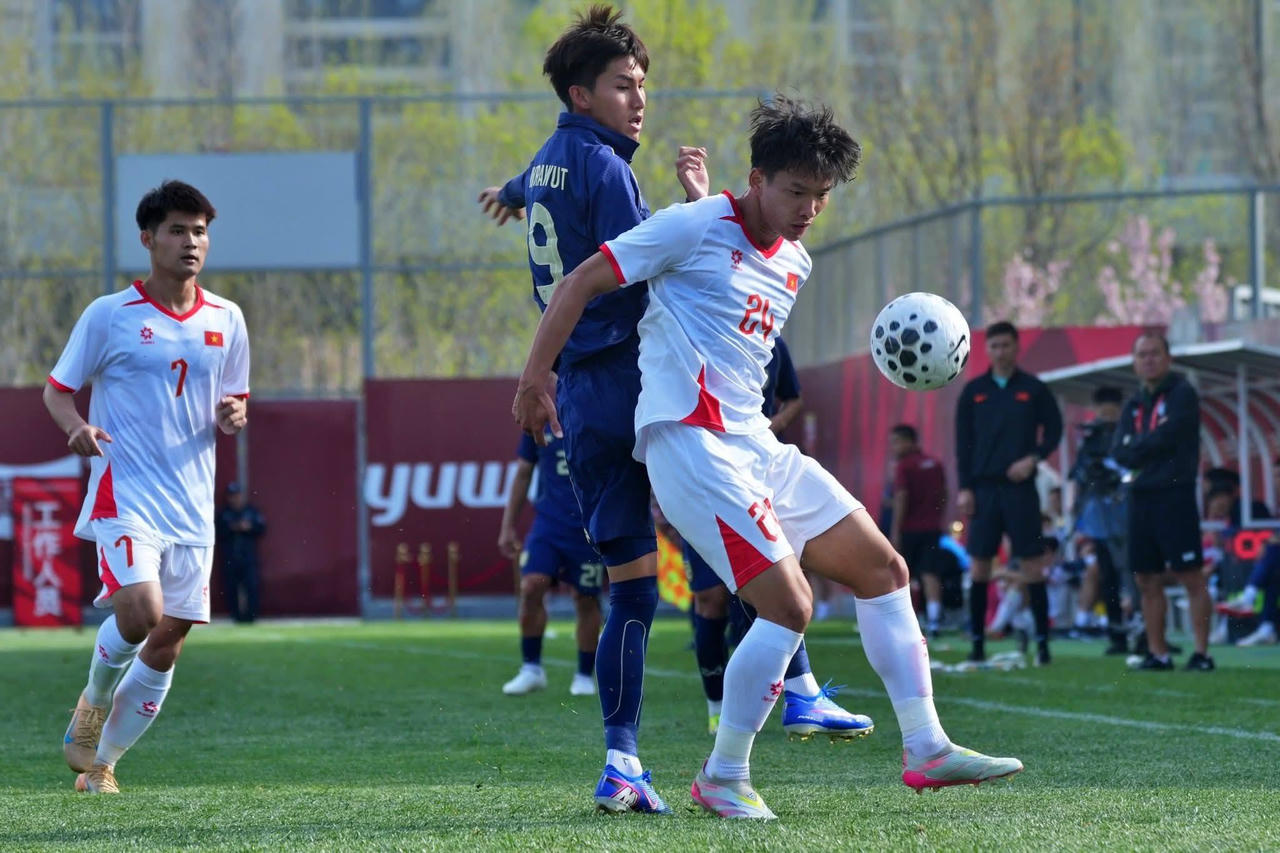 U23 Thái Lan chơi tốt hơn U23 Việt Nam tại giải CFA Team China