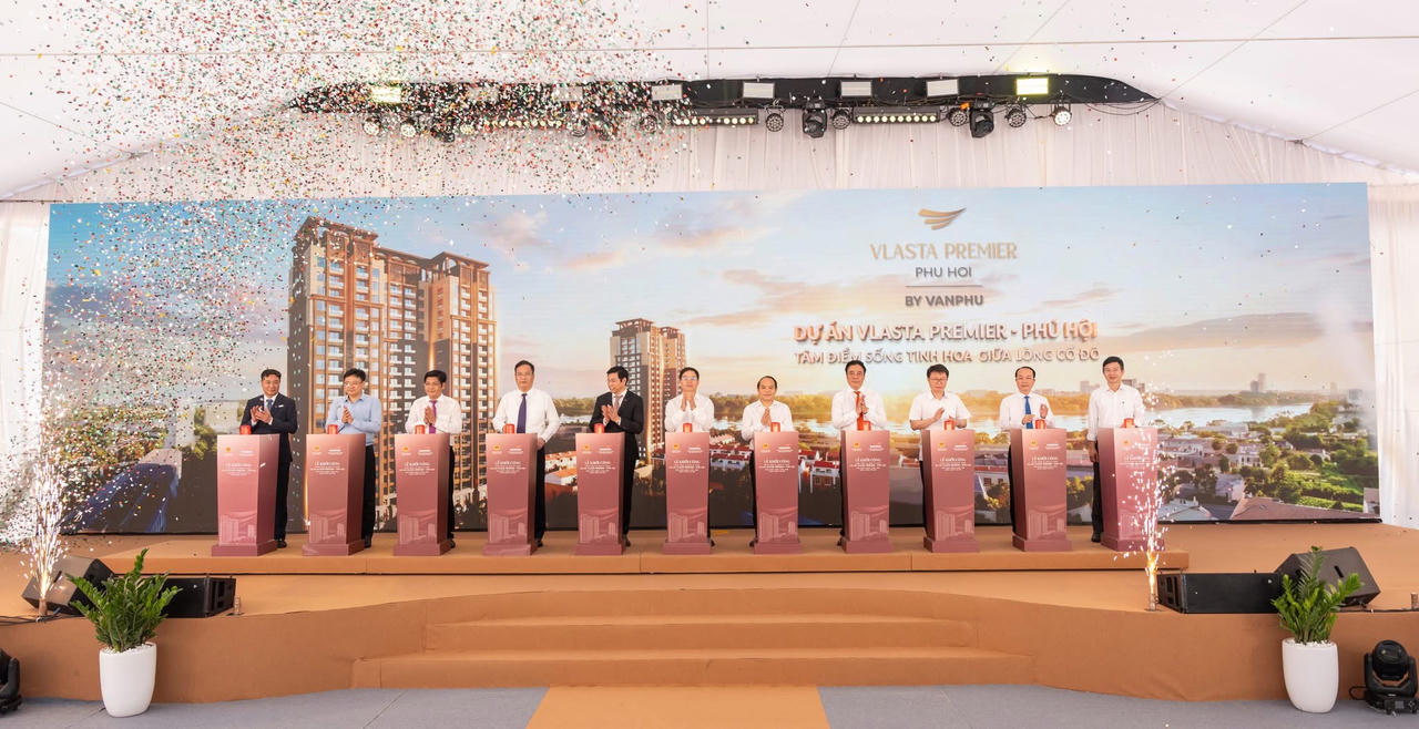 Khởi công Dự án Vlasta Premier - Phú Hội: Tâm điểm sống tinh hoa giữa lòng Cố đô Huế