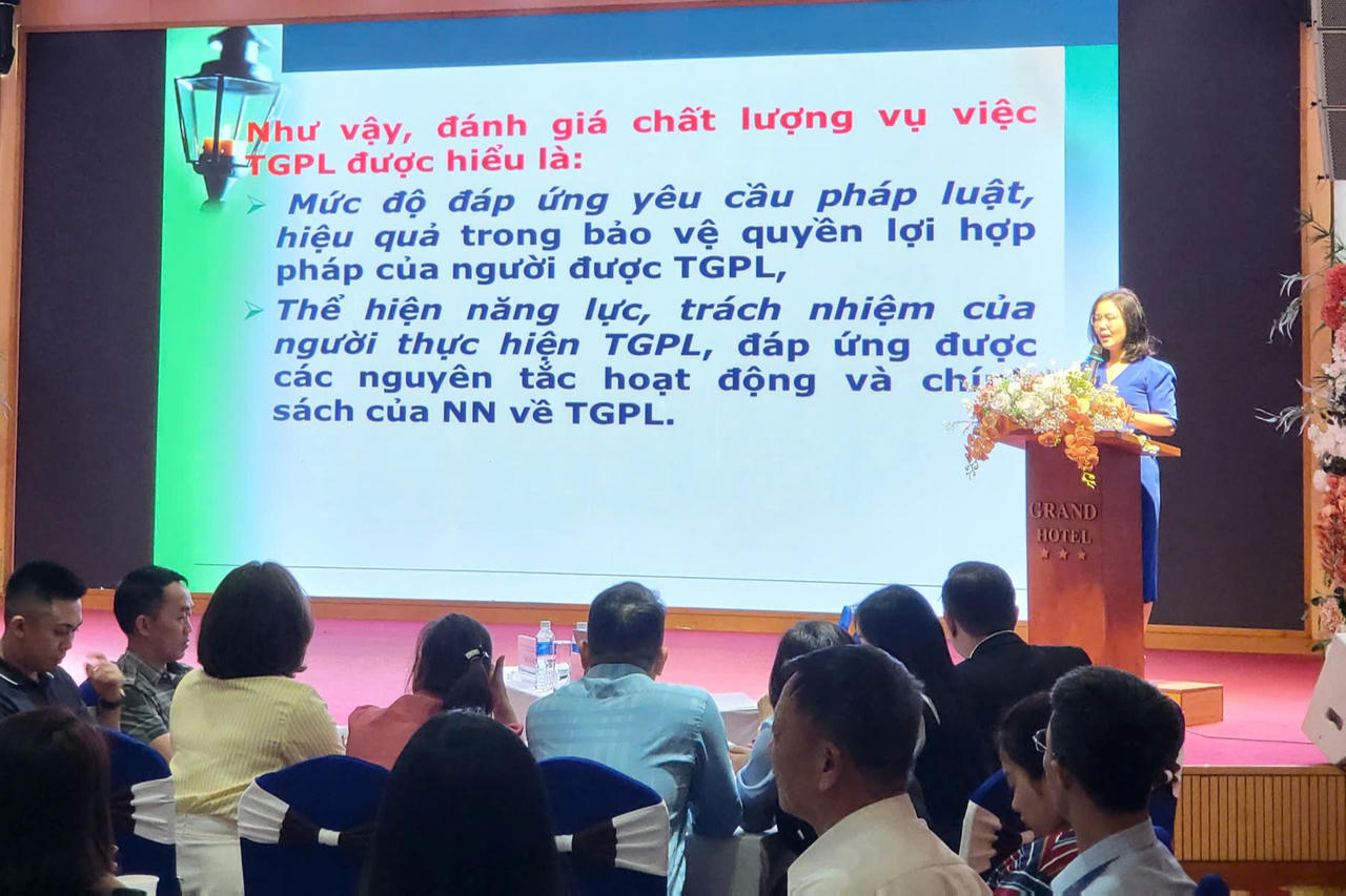 Nâng cao chất lượng trợ giúp pháp lý cho người nghèo và đối tượng yếu thế