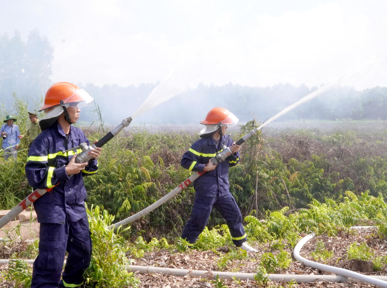 Thực tập phương án phòng cháy chữa cháy rừng mùa khô tại rừng U Minh Hạ