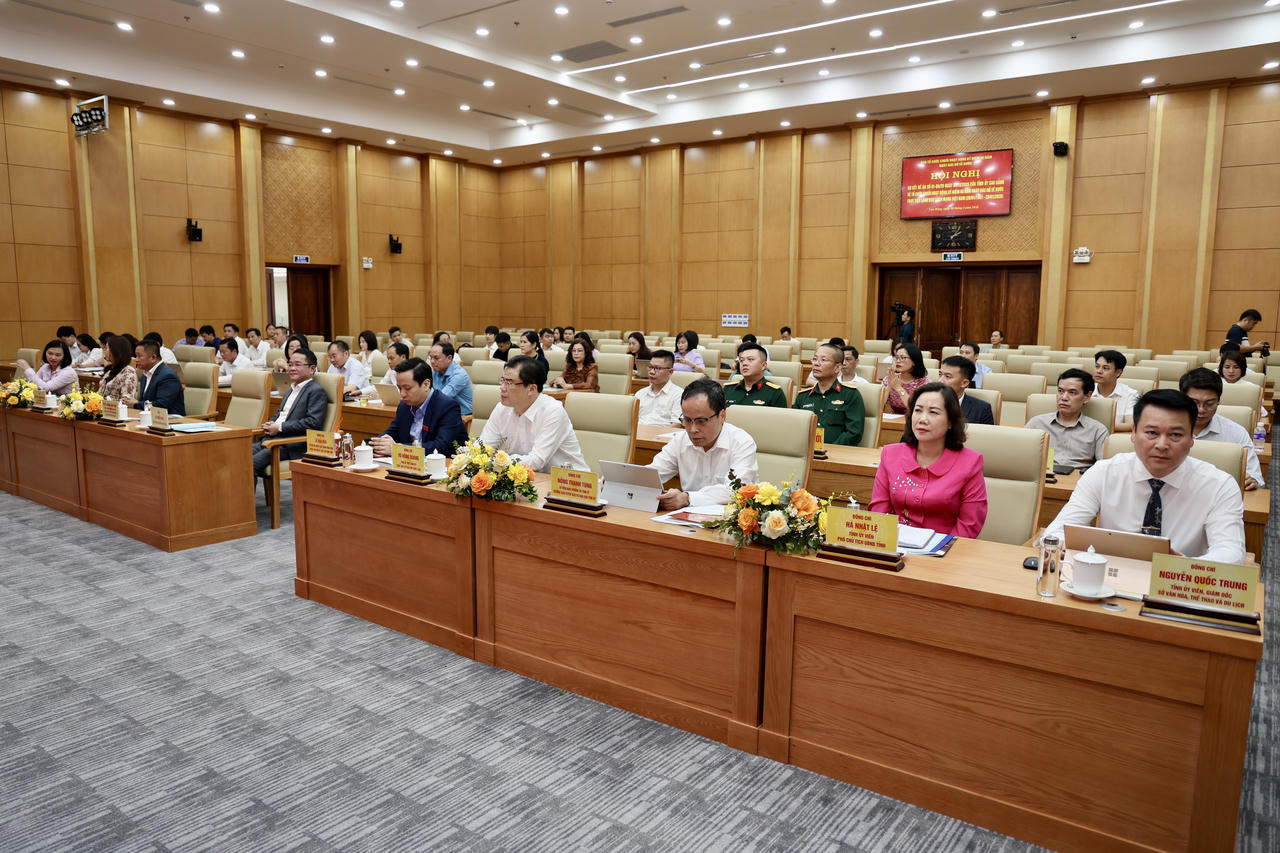 Các đại biểu tham dự hội nghị. (Ảnh: Thanh Tùng)