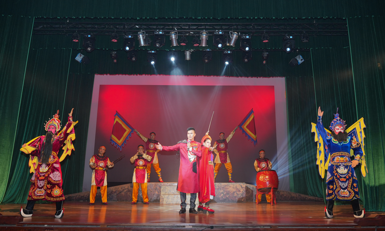 Chất liệu nghệ thuật tuồng cổ Bình Định được Nhạc sĩ Lưu Minh Quang Ngọc trau chuốt đưa vào các tác phẩm.