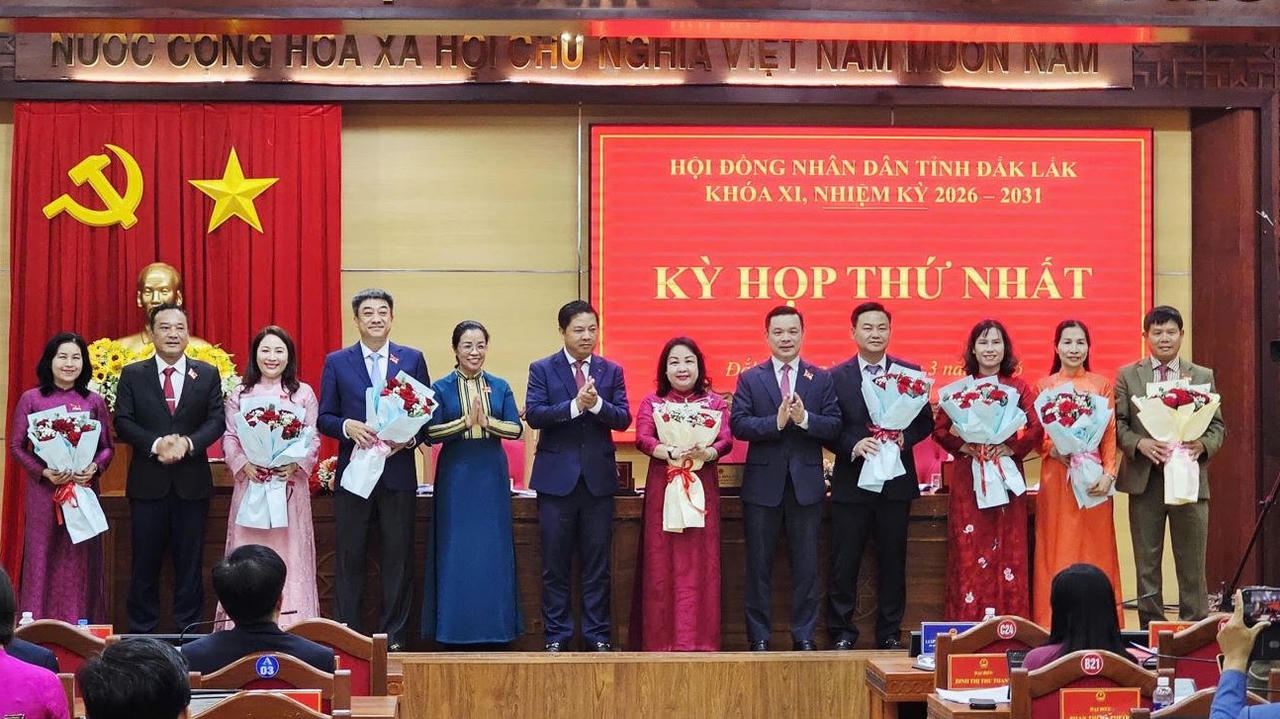 Đắk Lắk kiện toàn bộ máy Hội đồng Nhân dân tỉnh khóa mới