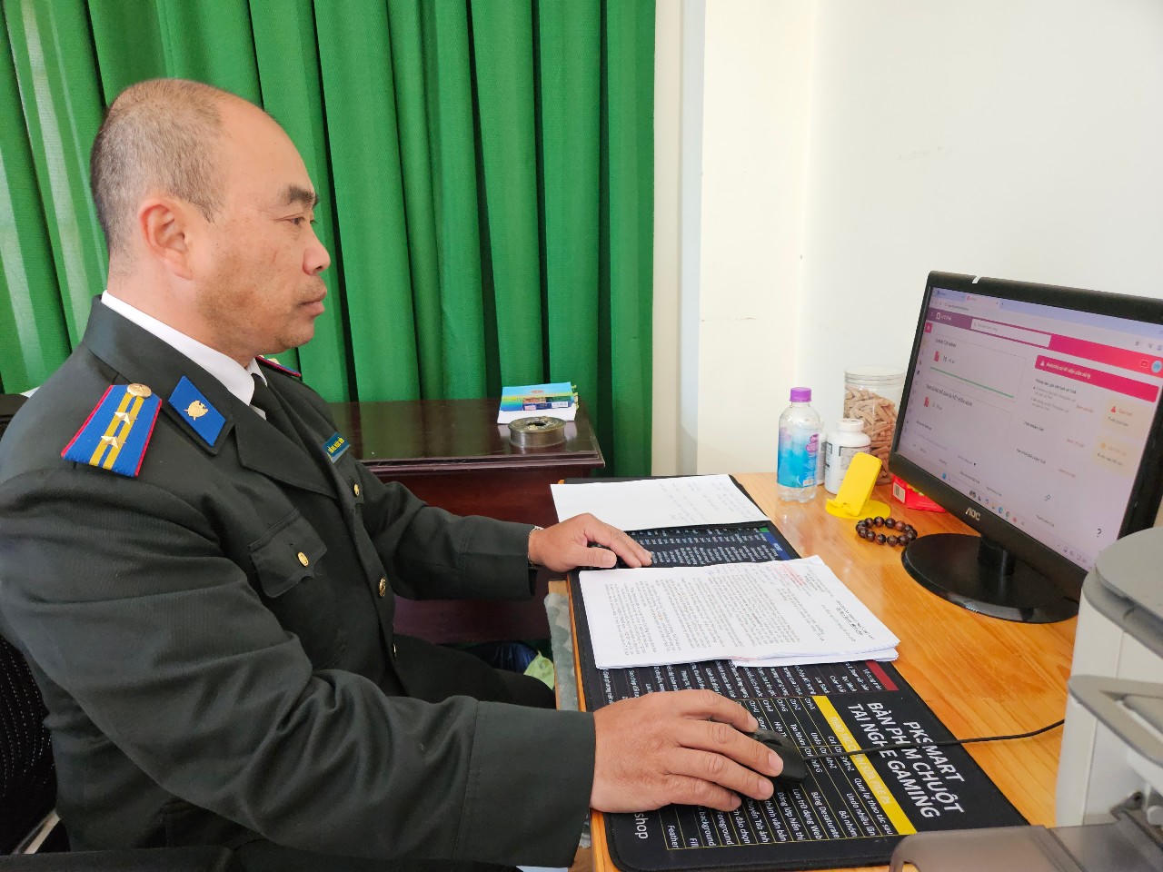 Anh Hiển không ngừng cố gắng để phục vụ tốt nhất cho công việc THADS.