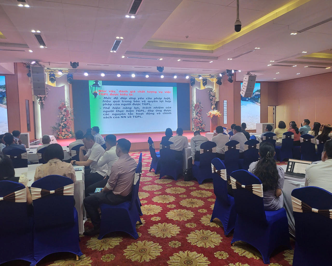 Quang cảnh hội nghị tập huấn. Ảnh: Kế Nguyễn