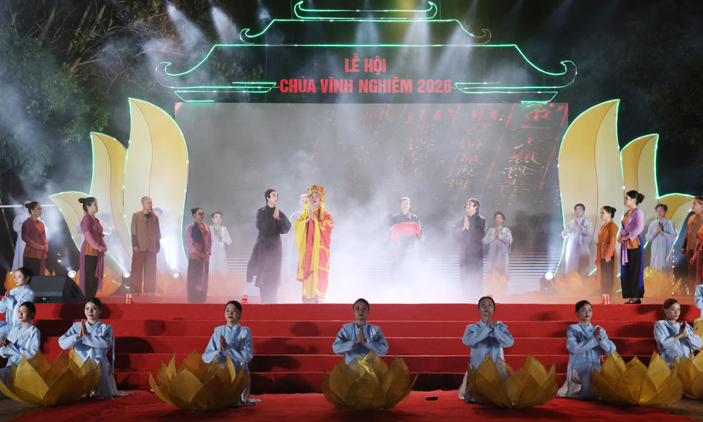 Khai mạc Lễ hội chùa Vĩnh Nghiêm 2026: Lan tỏa giá trị di sản, khơi dậy bản sắc văn hóa dân tộc