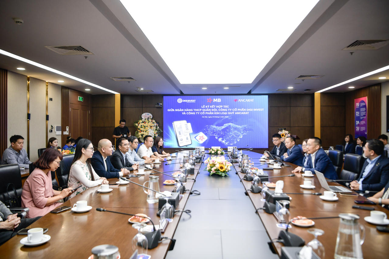 MB Bank, Digi Invest và Ancarat hợp tác triển khai kênh mua bạc trực tuyến trên nền tảng ngân hàng số