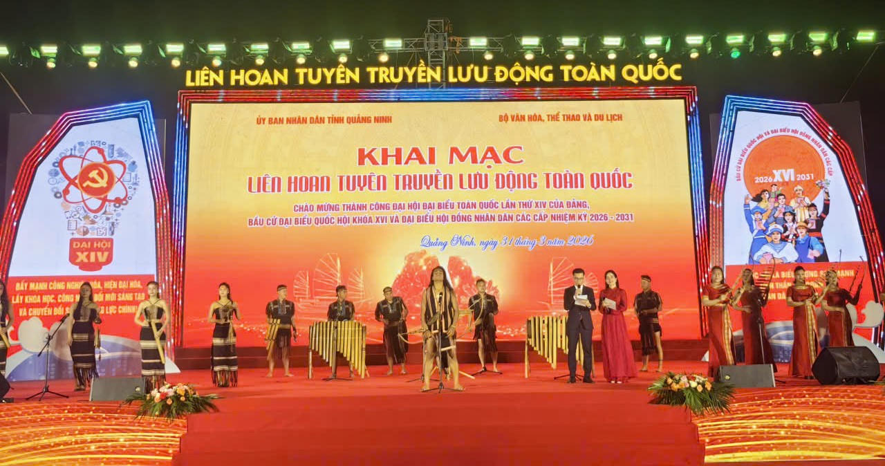 Khai mạc Liên hoan Tuyên truyền lưu động toàn quốc tại Quảng Ninh