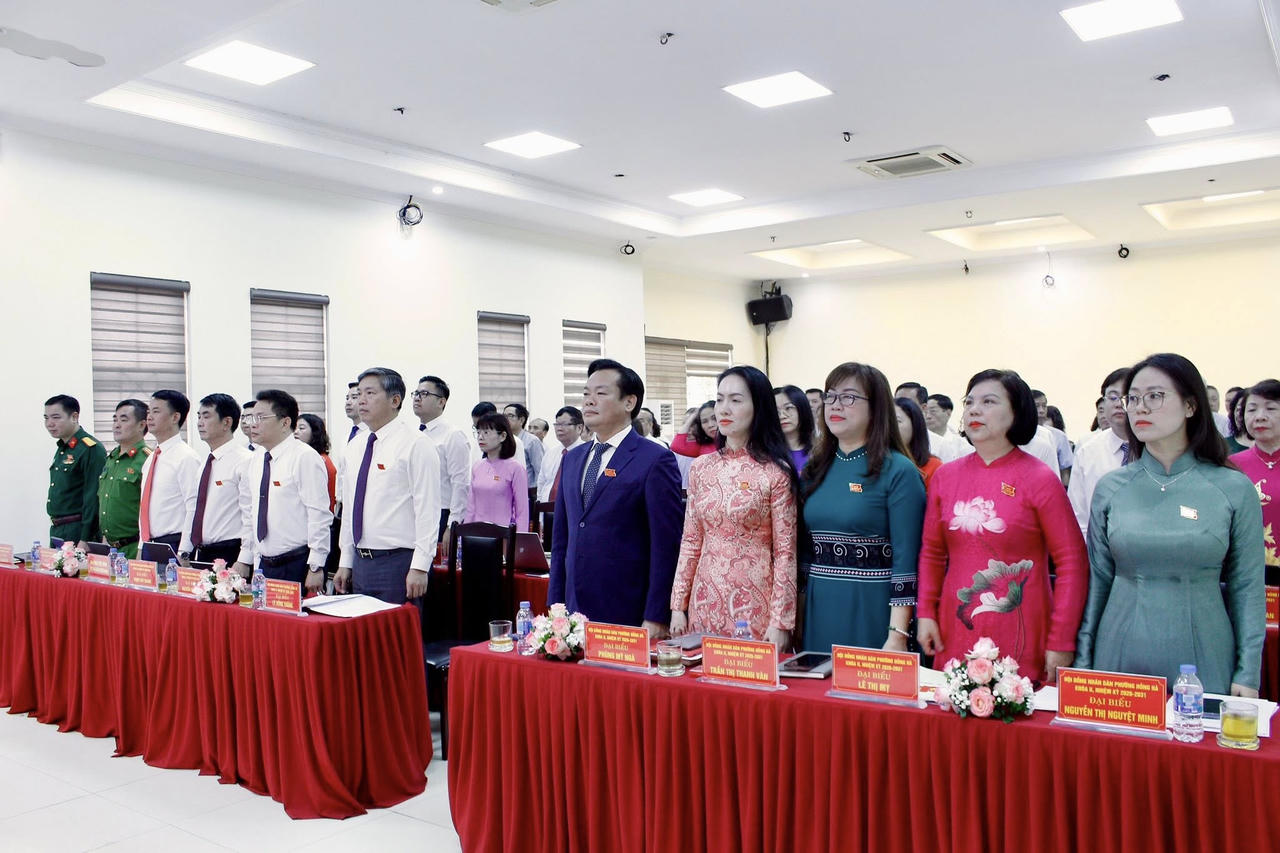 Chào cờ khai mạc Kỳ họp thứ nhất, khoá II, nhiệm kỳ 2026 - 2031.