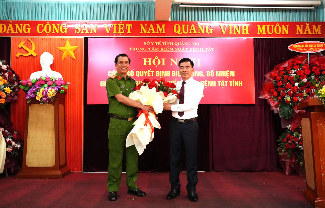Quảng Trị kiện toàn nhân sự lãnh đạo Trung tâm Kiểm soát bệnh tật tỉnh