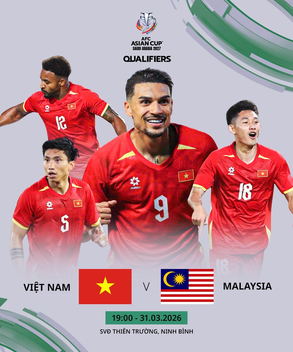 Việt Nam thắng Malaysia 3-1