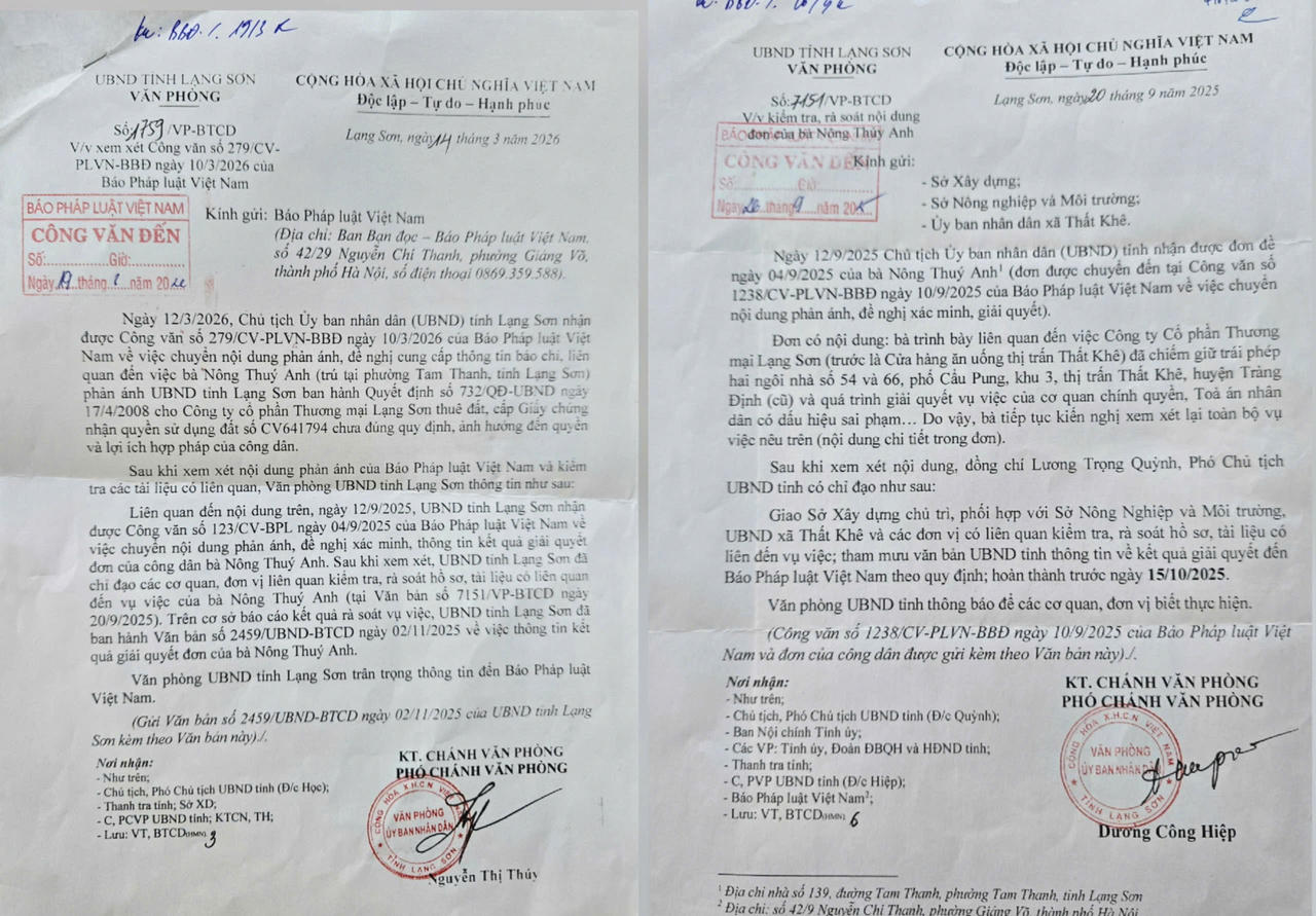 Vụ đòi lại nhà đất tại xã Thất Khê: UBND tỉnh Lạng Sơn thông tin kết quả xác minh đơn
