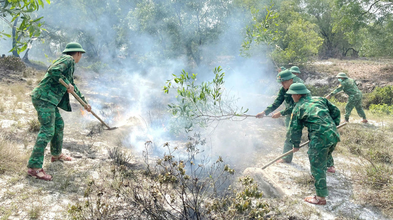 Quảng Trị siết chặt phòng cháy, chữa cháy rừng trước cao điểm nắng nóng