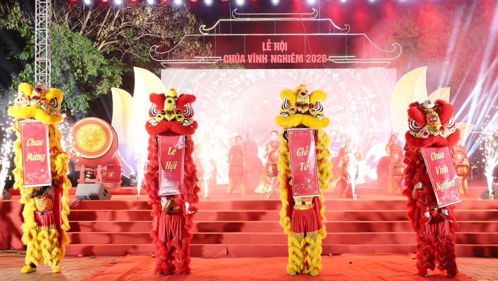 Khai mạc Lễ hội chùa Vĩnh Nghiêm 2026: Lan tỏa giá trị di sản, khơi dậy bản sắc văn hóa dân tộc