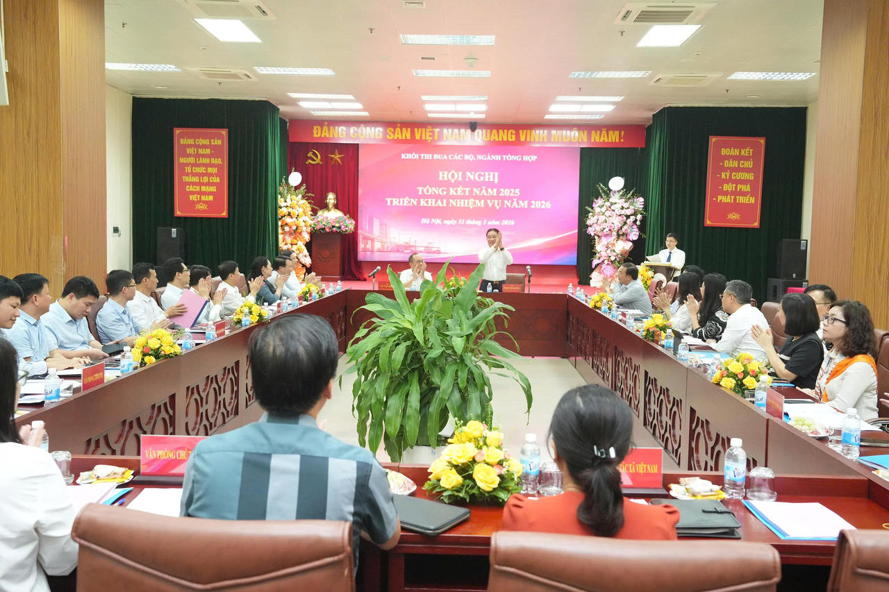 Khối thi đua các bộ, ngành tổng hợp ký giao ước thi đua năm 2026