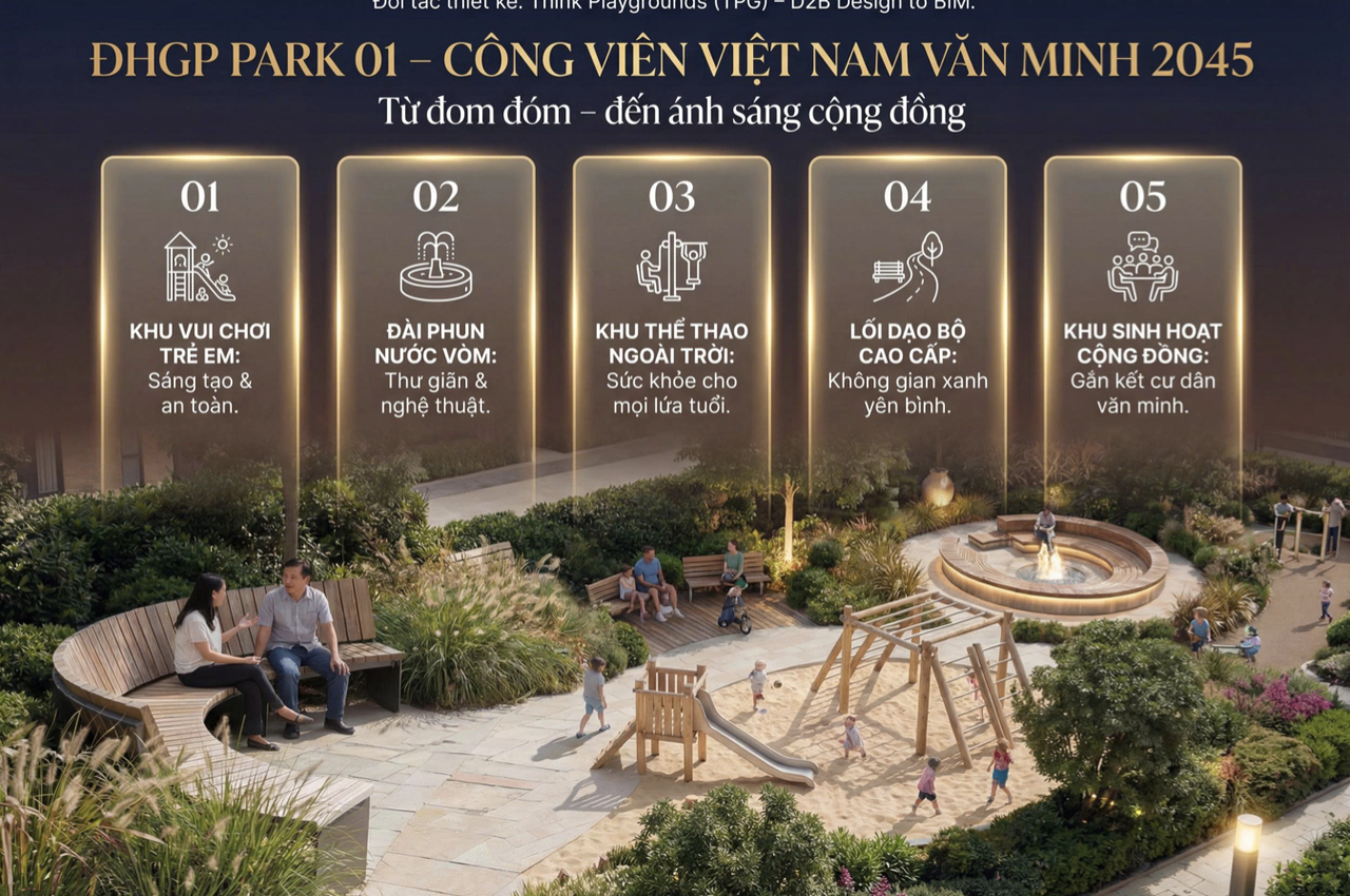 Hoàng Gia Phát Group tài trợ Dự án Công viên cộng đồng "Đom đóm".