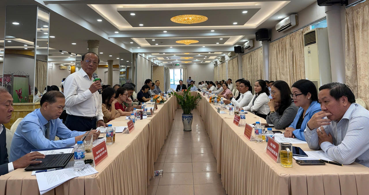 Đại diện Đoàn LS Đồng Nai tại một hội nghị lấy ý kiến xây dựng pháp luật.