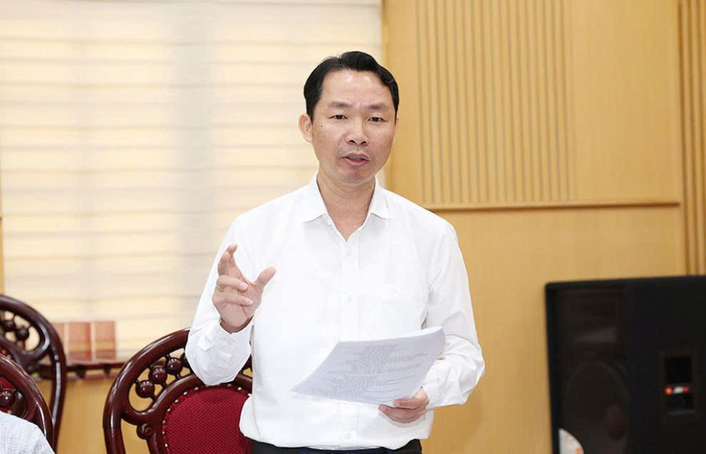 Đại diện Sở Xây dựng phát biểu tại hội nghị.