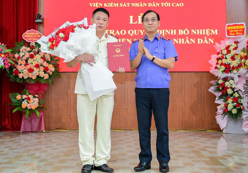 Ông Nguyễn Văn Viện được bổ nhiệm làm Viện trưởng VKSND tỉnh Ninh Bình