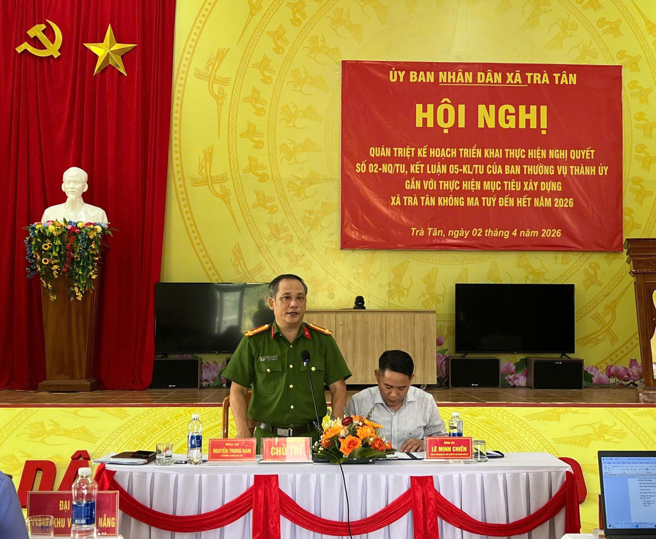 Chính quyền xã Trà Tân triển khai nhiều giải pháp nhằm xây dựng địa bàn không ma túy.