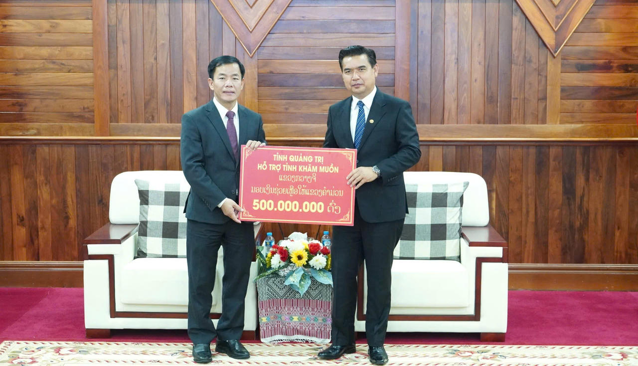 Quảng Trị - Khăm Muồn mở rộng không gian hợp tác, thúc đẩy liên kết thực chất