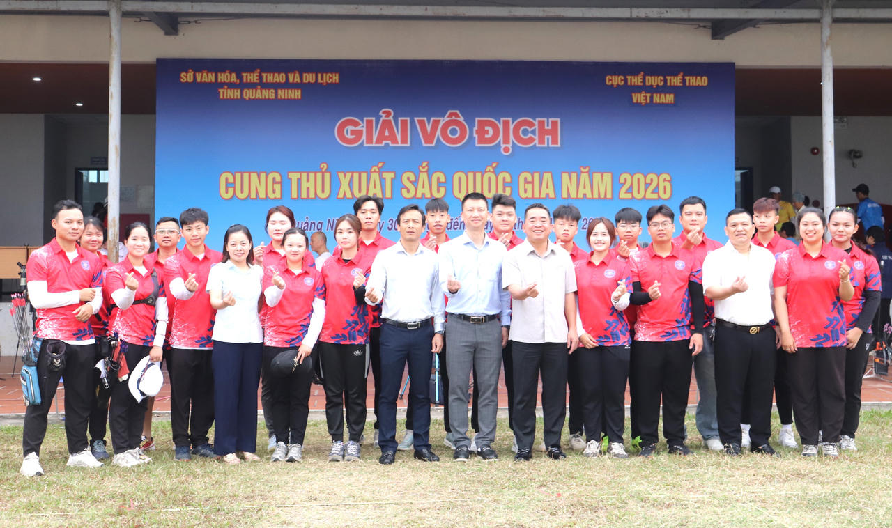 Đoàn chủ nhà Quảng Ninh tham dự giải với 28 VĐV, tranh tài 2 nội dung cung 1 dây và cung 3 dây ở các cự ly của giải đấu.