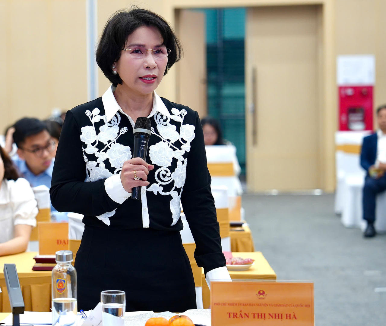 Bà Trần Thị Nhị Hà, Phó Chủ nhiệm Uỷ ban Dân nguyện và Giám sát của Quốc hội.