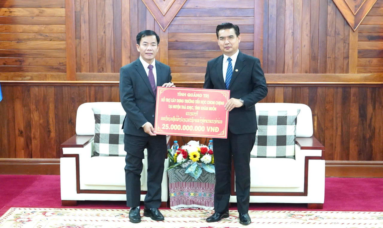 Quảng Trị - Khăm Muồn mở rộng không gian hợp tác, thúc đẩy liên kết thực chất