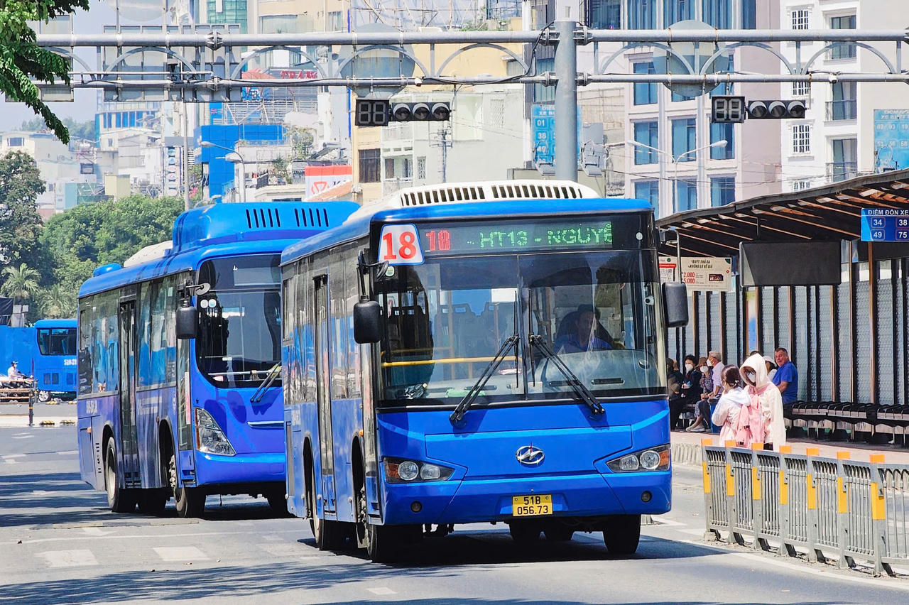 Toàn bộ người dân TP HCM sẽ được đi xe buýt miễn phí