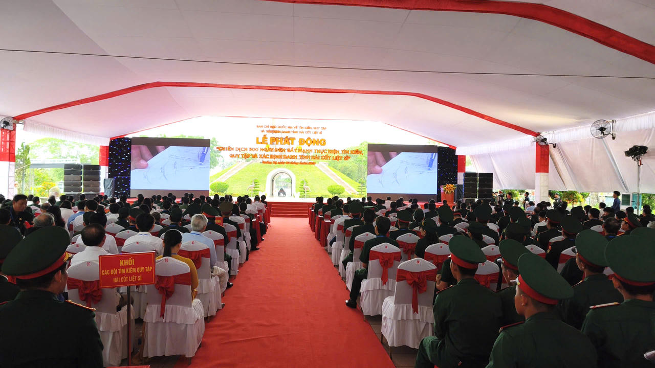 Lễ phát động diễn ra tại Khu Di tích Quốc gia đặc biệt Thành cổ Quảng Trị.