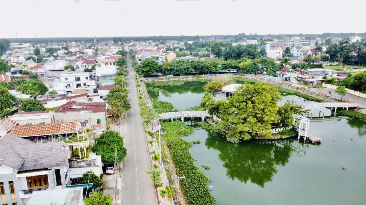 Một góc Trảng Bom nhìn từ trên cao.