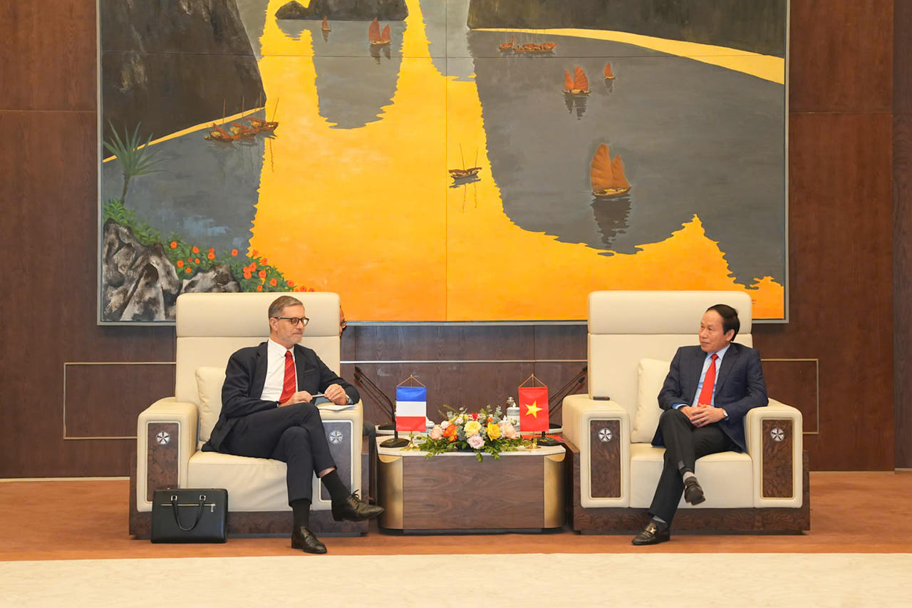 Bí thư Thành ủy Hải Phòng tiếp Đại sứ Cộng hoà Pháp, thúc đẩy hợp tác đầu tư