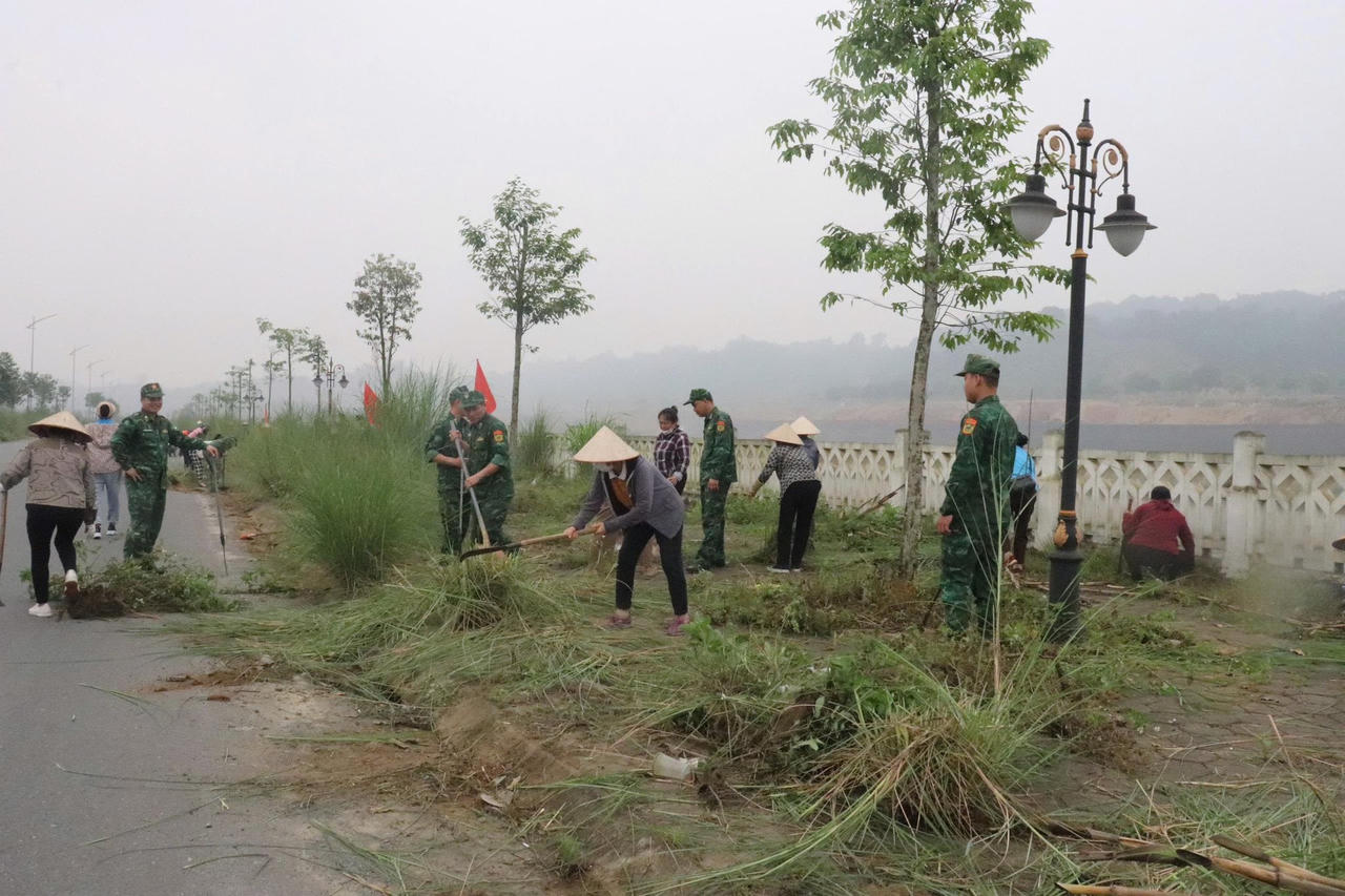 Phường Lào Cai ra quân vệ sinh môi trường, chỉnh trang đô thị năm 2026
