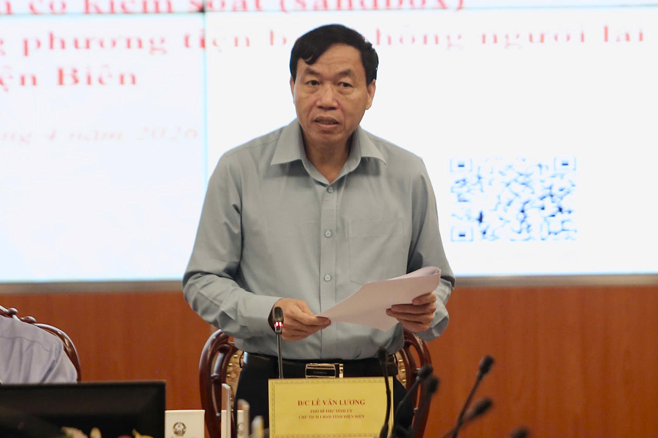 Chủ tịch UBND tỉnh Điện Biên Lê Văn Lương. (Nguồn: Bộ KH&CN)