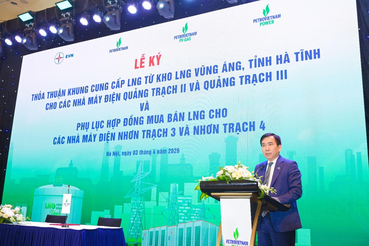 Ông Lê Xuân Huyên – Phó Tổng giám đốc phụ trách Ban điều hành Petrovietnam nhận định LNG tái hóa là trụ cột quan trọng trong chiến lược phát triển năng lượng.