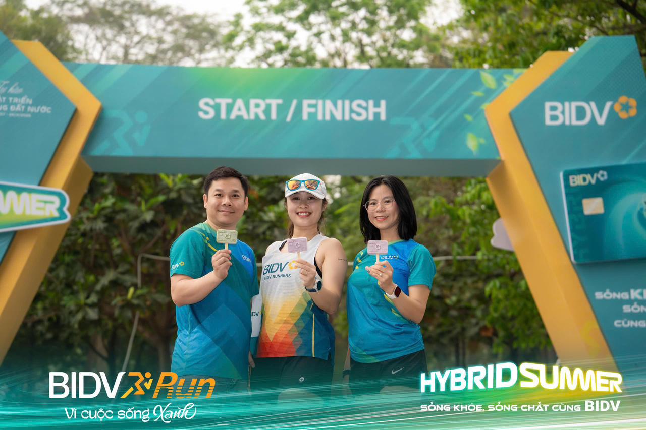 Các vận động viên đầy nhiệt huyết tham gia Giải chạy BIDV Run 2026