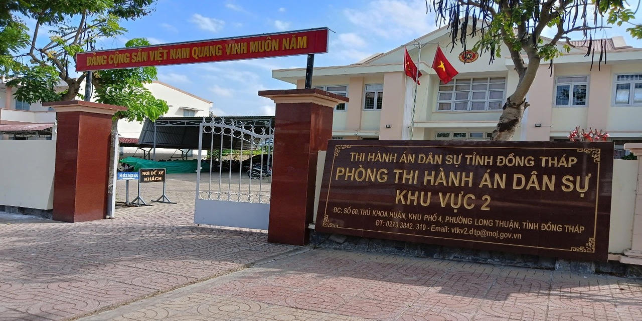 Hình ảnh Trụ sở Phòng THADS Khu vực 2 – Đồng Tháp