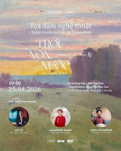 Tọa đàm nghệ thuật 'Trời, Non, Nước': Kết nối lịch sử và mỹ thuật Việt Nam