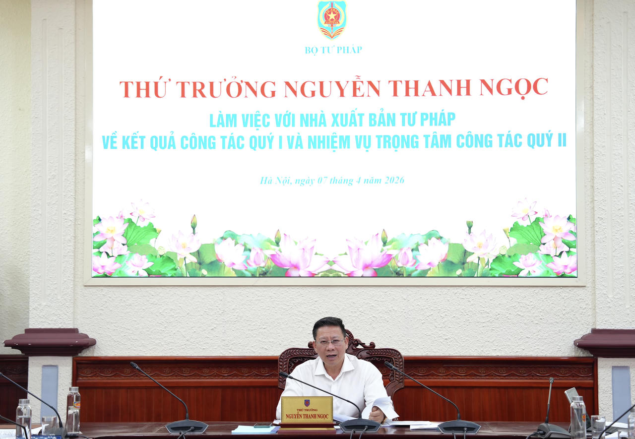 Thứ trưởng Nguyễn Thanh Ngọc phát biểu kết luận.