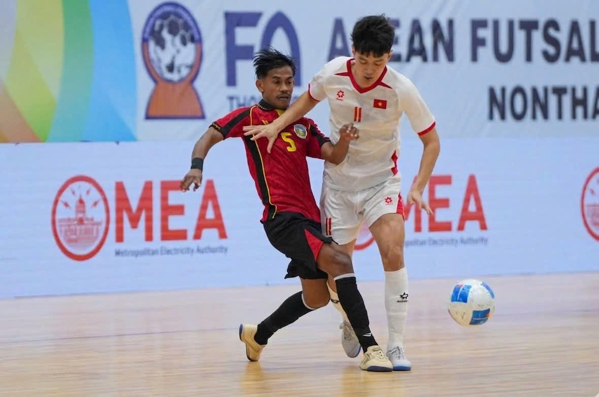 Futsal Việt Nam thắng đậm Timor-Leste