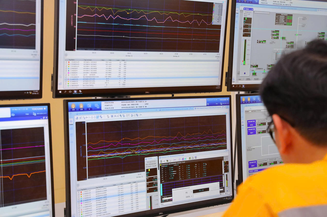 Các thông số kỹ thuật quan trọng đều được theo dõi sát sao và duy trì trong giới hạn cho phép.