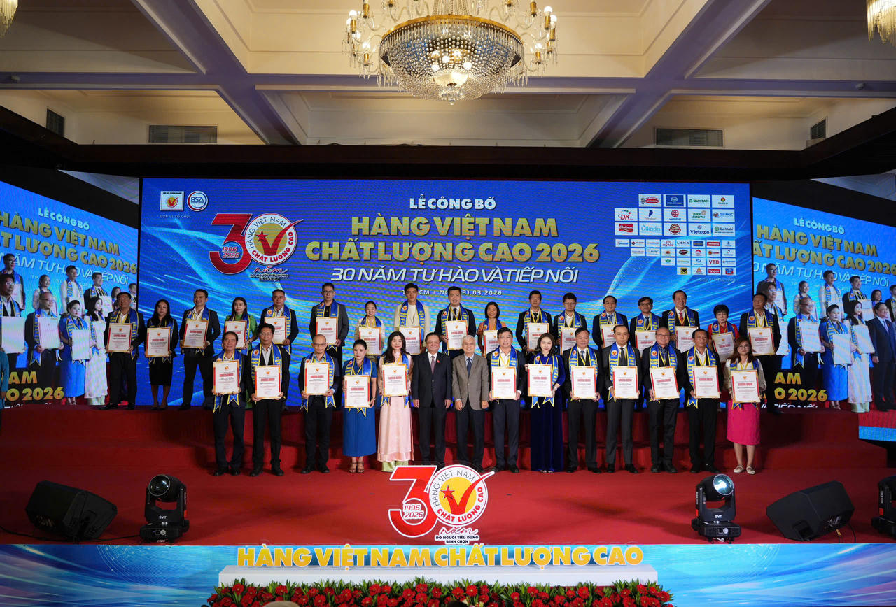 Sơn ĐK đạt chứng nhận ‘Hàng Việt Nam chất lượng cao 2026’