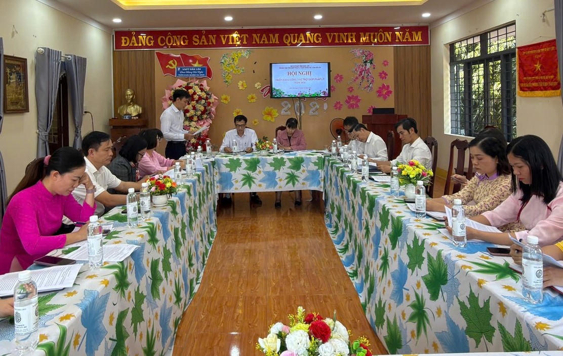 Hội nghị triển khai công tác TGPL năm 2026 tại Đắk Lắk.